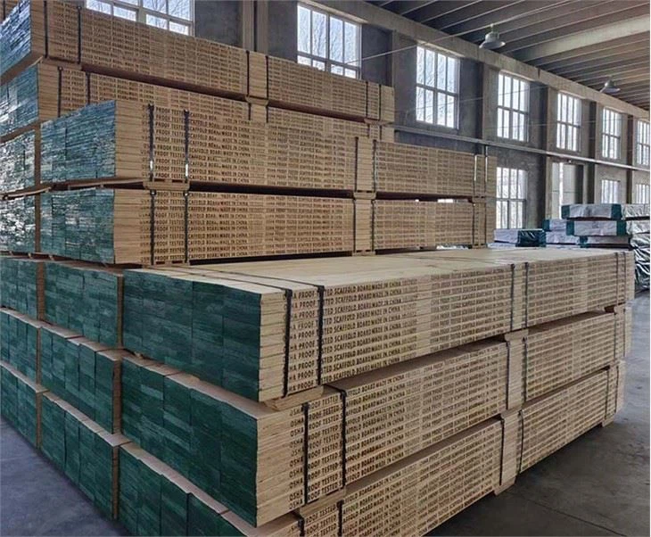 wooden scaffold boards